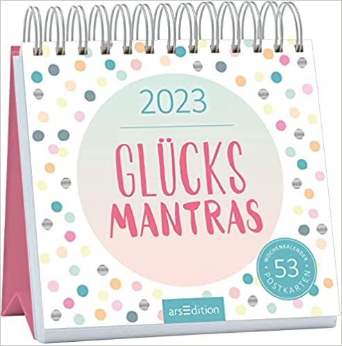 Postkartenkalender Gluecksmantras 2023