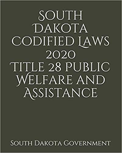 South Dakota Codified Laws 2020 Title 28 Public Welfare and Assistance