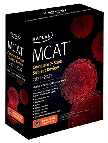MCAT Complete 7-Book Subject Review 2021-2022: (Online + Book + 3 Practice Tests) (Kaplan Test Prep)