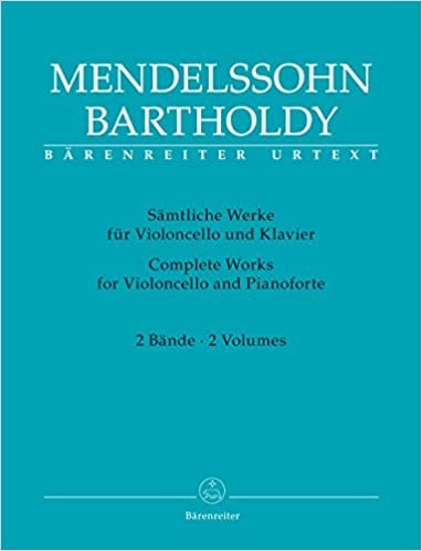 Sämtliche Werke für Violoncello und Klavier (Band 1+2). 2 Spielpartituren mit jew. 1 Stimme, Sammelband, BÄRENREITER URTEXT indir