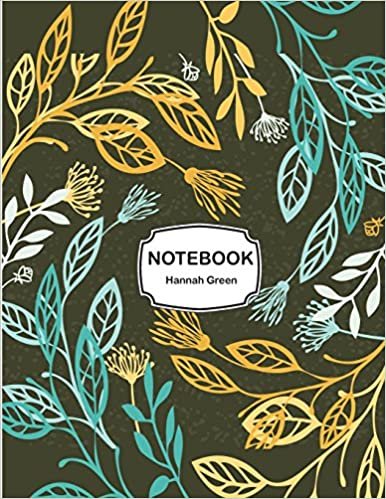 تحميل Notebook: Blue yellow flowers: Journal Dot-Grid, Grid, Lined, Blank No Lined: Book: Pocket Notebook Journal Diary, 110 pages, 8.5&quot; x 11&quot;