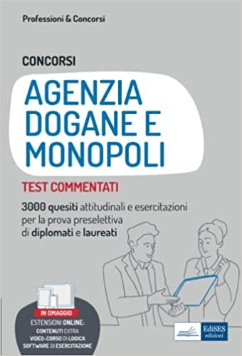 تحميل CONCORSI AGENZIA DOGANE E MONOPOLI: TEST COMMENTATI (P&amp;C)