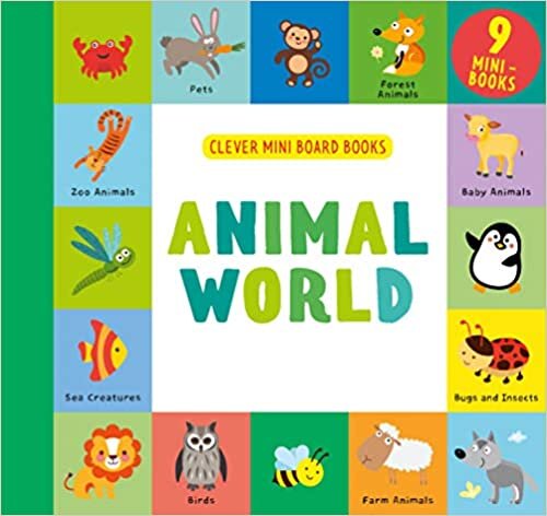 indir Animal World (Clever Mini Board Books)
