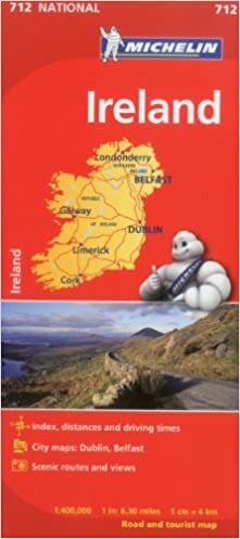 Ireland - Michelin National Map 712