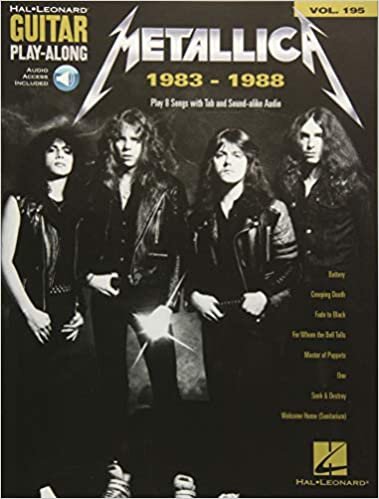 ダウンロード  Metallica 1983-1988: Play 8 Songs with Tab and Sound-Alike Audio, Includes Downloadable Audio (Guitar Play-Along) 本