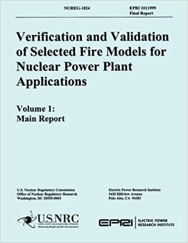 Verification & Validation of Selected Fire Models for Nuclear Power Plant Applications: Volume 1 indir