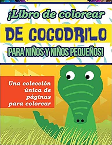 indir ¡Libro de colorear de cocodrilo para niños y niños pequeños! Una colección única de páginas para colorear