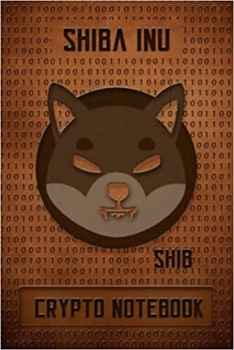 Crypto Notebook: Trading Notebook Log Lined Notebook with Shiba Inu Crypto Nerd Brown Leather-Look Design: Cryptocurrency Gifts for Him and all Crypto Lovers & Traders