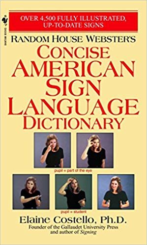 قاموس لغوية الإشارة الأمريكية المخلصة من Random House Webster's