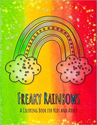 تحميل Freaky Rainbows: The Rainbow Coloring Book for Kids and Adult with 36 crazy Rainbows!