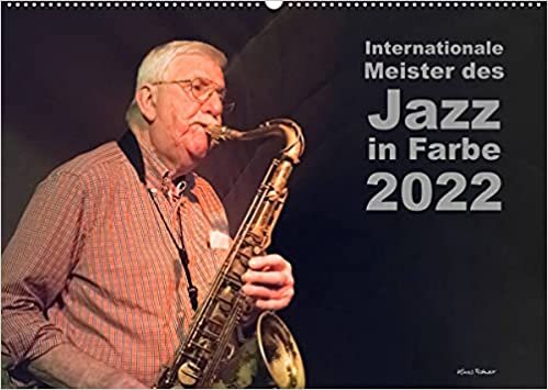ダウンロード  Internationale Meister des Jazz in Farbe (Wandkalender 2022 DIN A2 quer): Weltbekannte Jazzmusiker in Farbe (Monatskalender, 14 Seiten ) 本