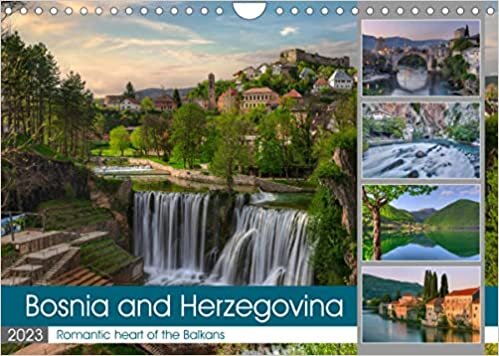 ダウンロード  Bosnia and Herzegovina Romantic heart of the Balkans (Wall Calendar 2023 DIN A4 Landscape): Where Orient meets Mediterranean flair. (Monthly calendar, 14 pages ) 本