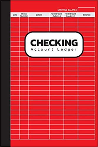 Checking Account Ledger: Register and Record Checking Account, Personal Payment Record