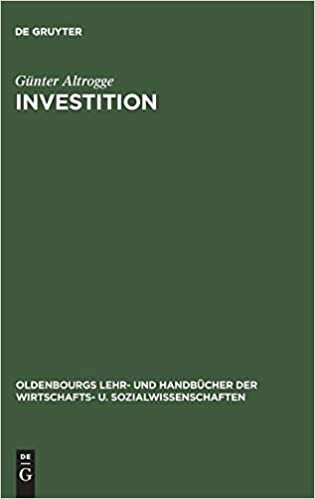 Investition (Oldenbourgs Lehr- Und Handbucher Der Wirtschafts- U. Sozialw) indir
