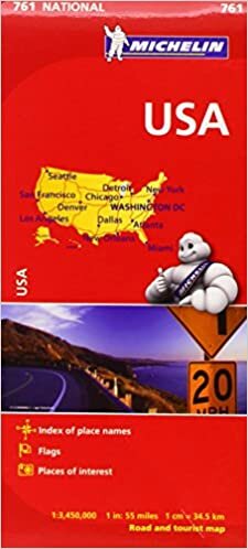 USA - Michelin National Map 761