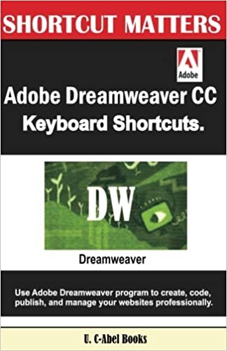 Adobe Dreamweaver CC Keyboard Shortcuts (Shortcut Matters, Band 42): Volume 42