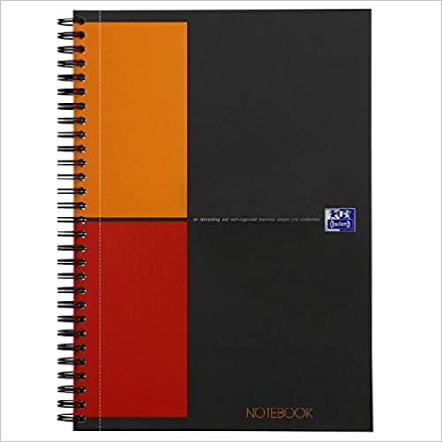 OXFORD 400080784 Notebook Connect International B5 kareli, 80 yaprak, ücretsiz uygulamalı gri spiral blok kolej defteri - yöneticiler ve yöneticiler için akıllı düzenleme