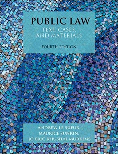 تحميل Public Law: Text, Cases, and Materials