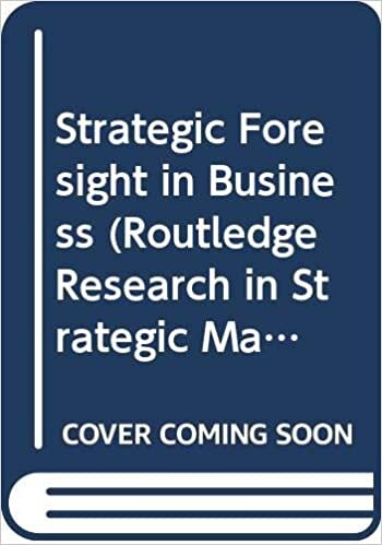 Strategic Foresight in Business (Routledge Research in Strategic Management)