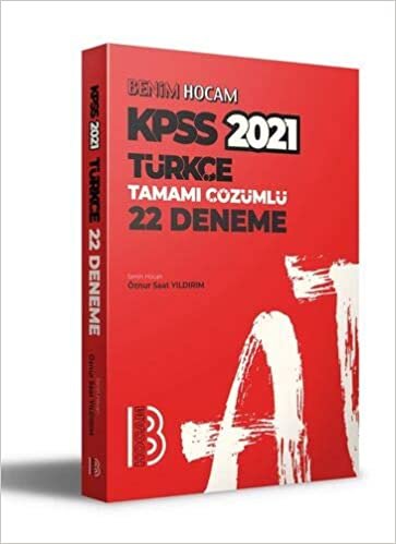 Benim Hocam Yayınları 2021 KPSS Türkçe Tamamı Çözümlü 22 Deneme indir