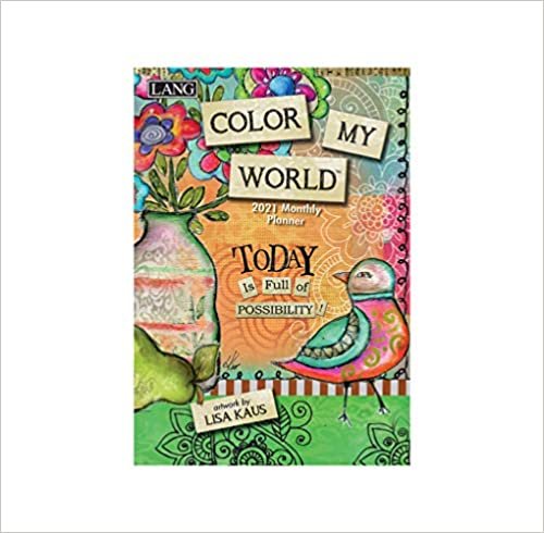 ダウンロード  Color My World 2021 Monthly Pocket Planner 本