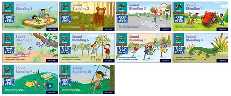 Read Write Inc. Phonics: Sound Blending Book Bag Books (Mixed Pack of 10) اقرأ