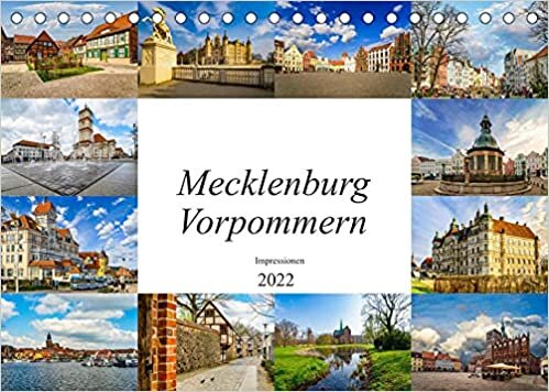 Mecklenburg Vorpommern Impressionen (Tischkalender 2022 DIN A5 quer): Zwoelf Bilder des Bundeslandes Mecklenburg Vorpommern (Monatskalender, 14 Seiten )