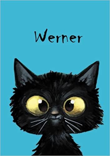 Werner: Werner - Katzen - Malbuch / Notizbuch / Tagebuch: A5 - blanko indir