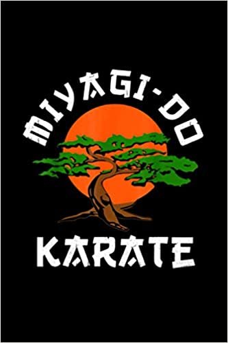 Vintage Miyagi-Do Karate Bonsai Tree Notebook 114 Pages 6''x9'' College Ruled