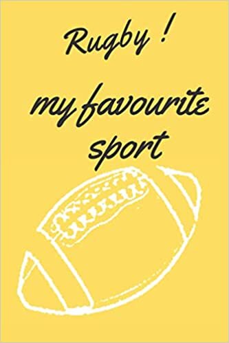 Rugby Gifts for coach and players and fans: my favourite sport Rugby indir