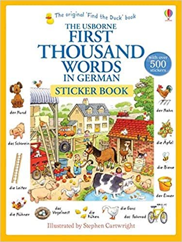 ダウンロード  First Thousand Words In German Sticker Book 本