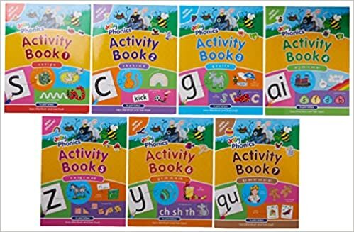 indir Jolly Phonics Activity Books 1-7 (in Print Letters): In Print Letters (American English Edition)