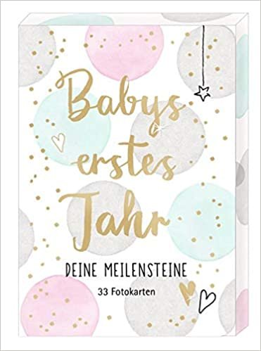 Fotokarten-Box - Babys erstes Jahr - Deine Meilensteine: 33 Fotokarten (Alben & Geschenke fürs Baby) indir