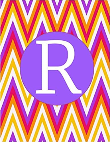 R: Monogram Initial R Notebook for Women, Girls and School indir