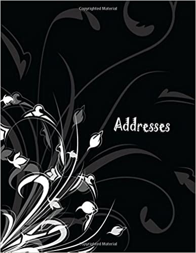 indir Addresses: Big Print Extra Large Address Logbook, At A Glance Phone Numbers, With Email and Birthday Information, Alphabetical A-Z Addresses Organiser ... Volume 91 (Extra Large Address Books)