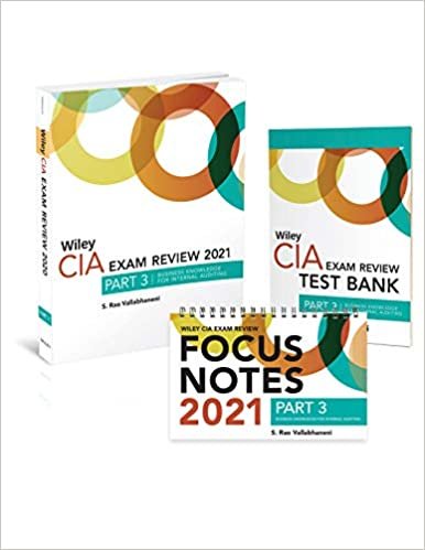 ダウンロード  Wiley CIA Exam Review 2021 + Test Bank + Focus Notes: Part 3, Business Knowledge for Internal Auditing Set 本