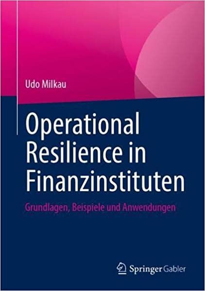 Operational Resilience in Finanzinstituten: Grundlagen, Beispiele und Anwendungen (German Edition)