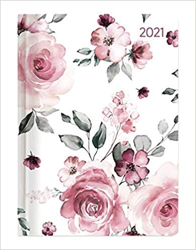 indir Ladytimer Roses 2021 - Rose - Taschenkalender A6 (11x15 cm) - Weekly - 192 Seiten - Notiz-Buch - Termin-Planer - Alpha Edition