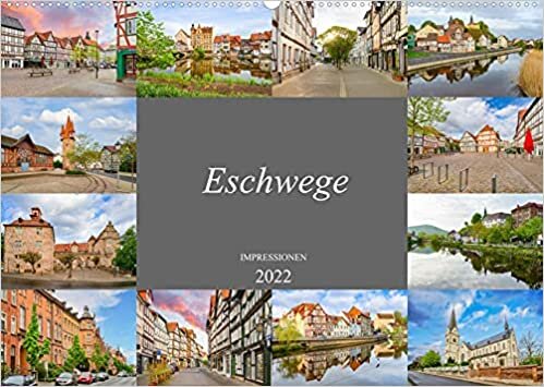 ダウンロード  Eschwege Impressionen (Wandkalender 2022 DIN A2 quer): Die Stadt Eschwege in zwoelf farbenfrohen Bildern (Monatskalender, 14 Seiten ) 本