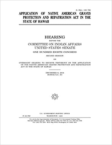 اقرأ Application of Native American Graves Protection and Repatriation Act in the state of Hawaii الكتاب الاليكتروني 
