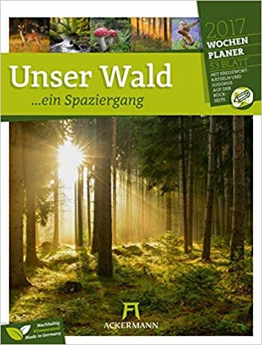 ダウンロード  Unser Wald, ein Spaziergang - Wochenplaner 2023 本