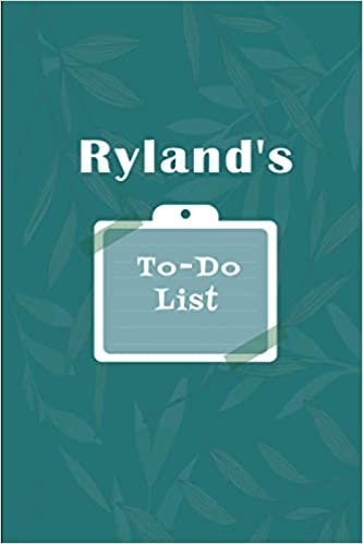 Ryland's To˗Do list: Checklist Notebook | Daily Planner Undated Time Management Notebook indir