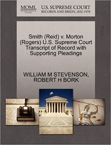 indir Smith (Reid) V. Morton (Rogers) U.S. Supreme Court Transcript of Record with Supporting Pleadings
