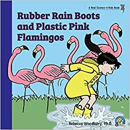indir Rubber Rain Boots and Plastic Pink Flamingos