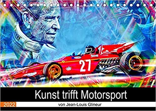 ダウンロード  Kunst trifft Motorsport (Tischkalender 2022 DIN A5 quer): Kunst und Pferdestaerken (Monatskalender, 14 Seiten ) 本