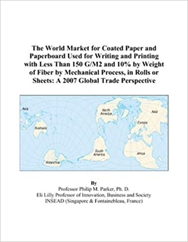 The World Market for Coated Paper and Paperboard Used for Writing and Printing with Less Than 150 G/M2 and 10% by Weight of Fiber by Mechanical ... or Sheets: A 2007 Global Trade Perspective indir