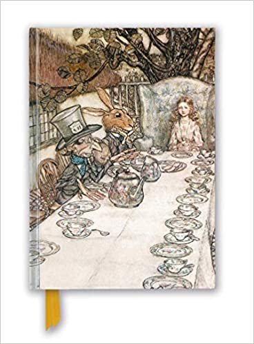 ダウンロード  Arthur Rackham: Alice In Wonderland Tea Party (Foiled Blank Journal) (Flame Tree Blank Notebooks) 本
