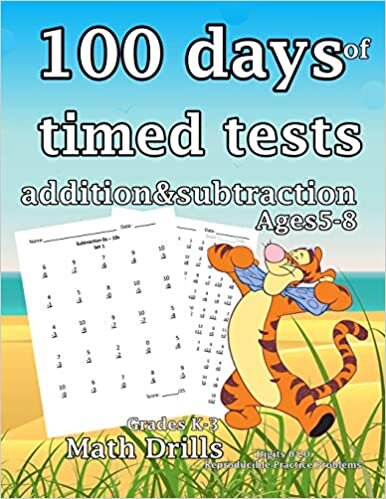 indir 100 days of timed tests addition and subtraction: Grades K-3, Math Drills, Digits 0-20, Reproducible Practice Problems: More Minute Math Drills: Addition and Subtraction, Grades 1-3