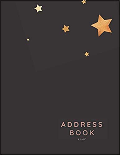 Address Book: Large Print (8.5x11") Contact Notebook Organizer | A-Z Alphabetical Tabs | Perfect Gift For Seniors, Men, Women indir