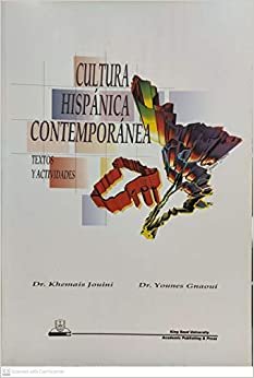 اقرأ Cultura Hispanica Contemporanea - by Dr. Khemasi Jouini1st Edition الكتاب الاليكتروني 
